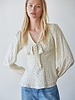 Bailey Dotted Bow Tie Top