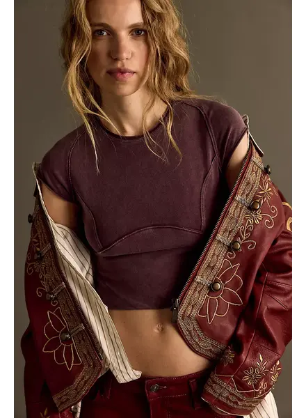 Free People Protagonist Tee | Grape