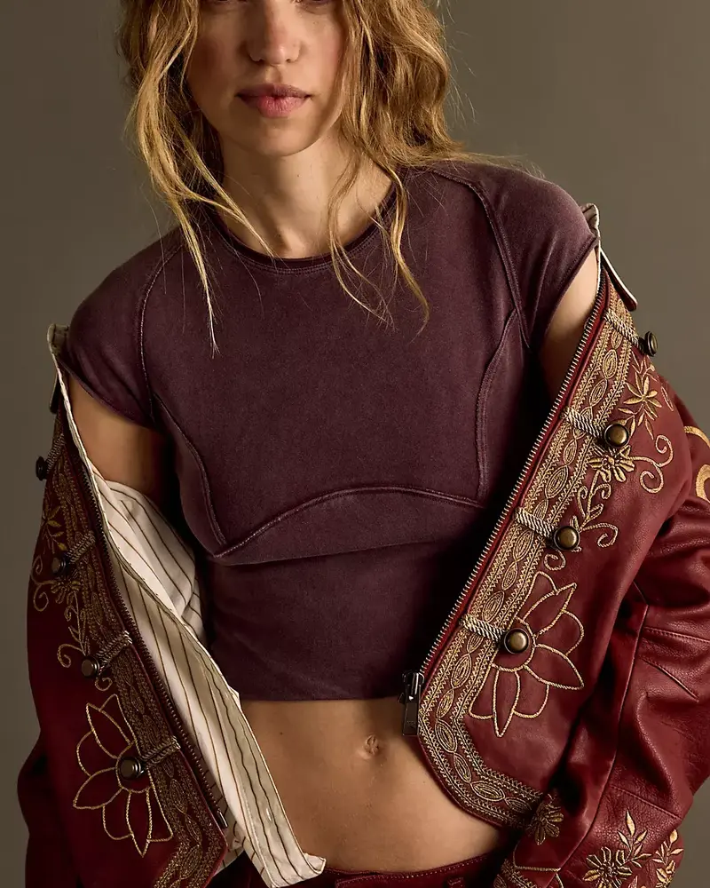 Free People Protagonist Tee | Grape