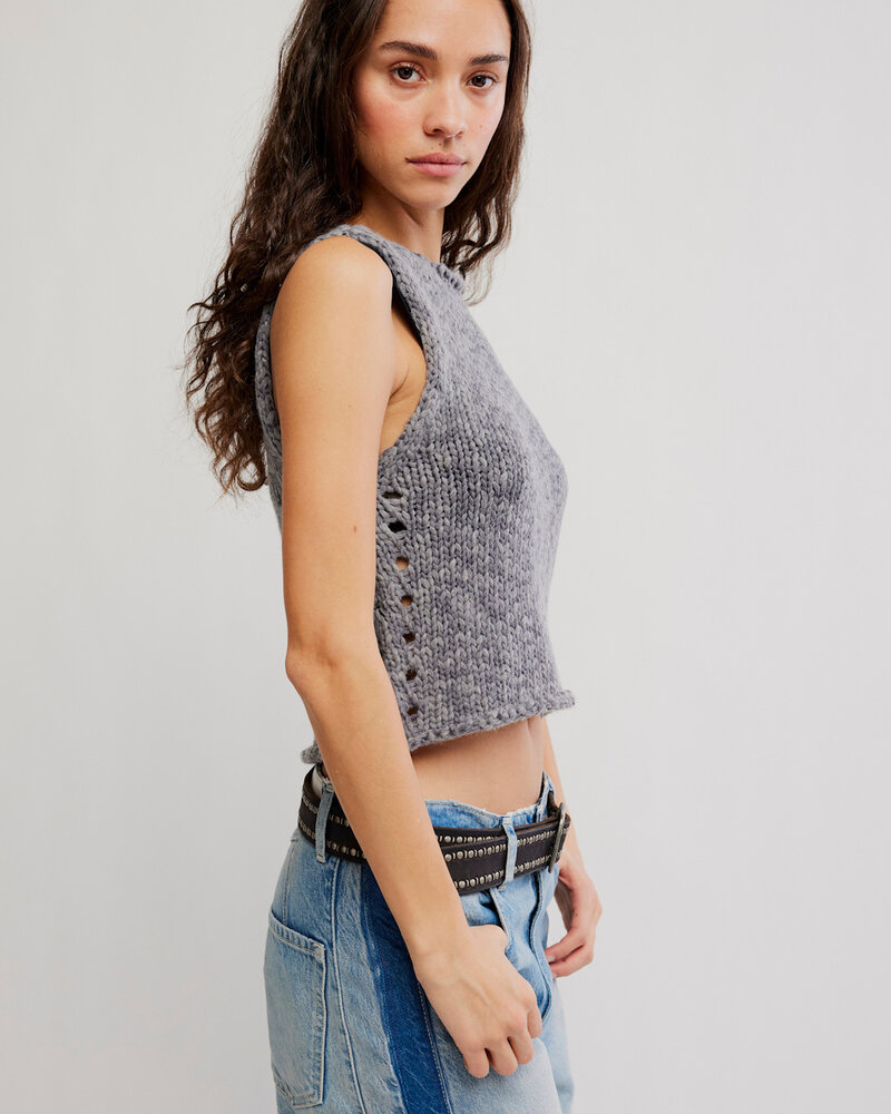 Free People Opal Knit Tank | Steel