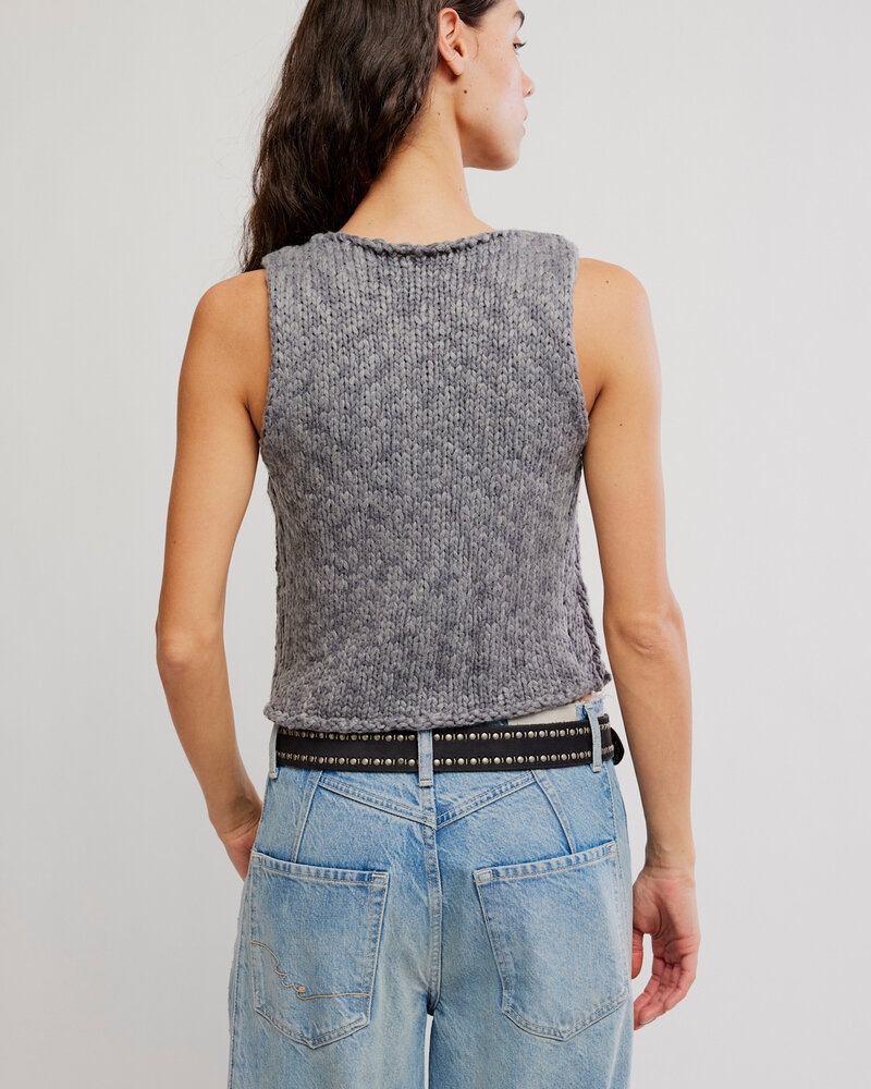 Free People Opal Knit Tank | Steel