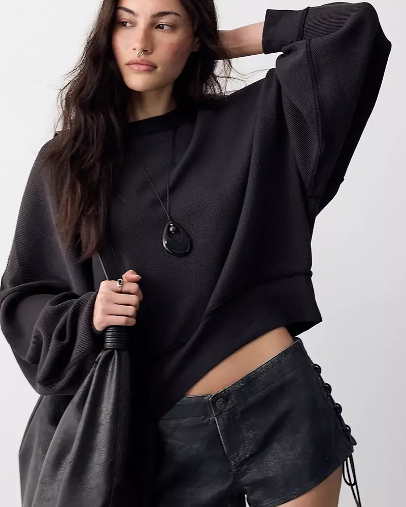 Free People Skyline Thermal | Black