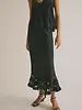 Free People Long Lost Lover Maxi Slip Skirt | Black