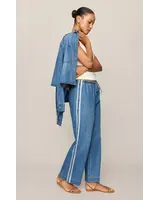 Z Supply Sidelines Denim Track Pant
