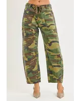Kaddi Camo Barrel Jeans