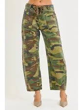 Kaddi Camo Barrel Jeans