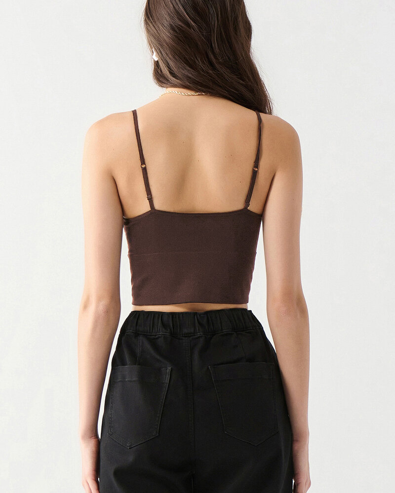 Seamless Cami Top | Brown
