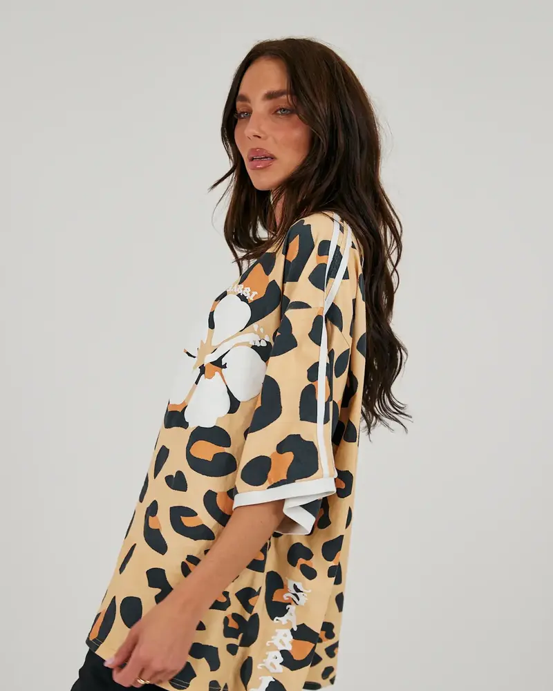 Sabbi Hibiscus Tee | Leopard