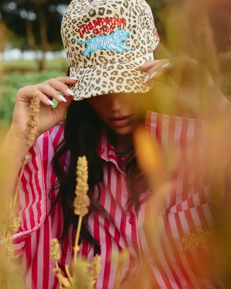 Sabbi Leopard Champagne Tattoo Cap