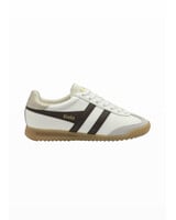 GOLA Torpedo Leather Sneakers | Off White / Dark Brown / Gold
