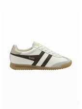 GOLA Torpedo Leather Sneakers | Off White / Dark Brown / Gold