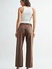 Just Black Denim High Rise Barrel Jean Twist | Vintage Brown