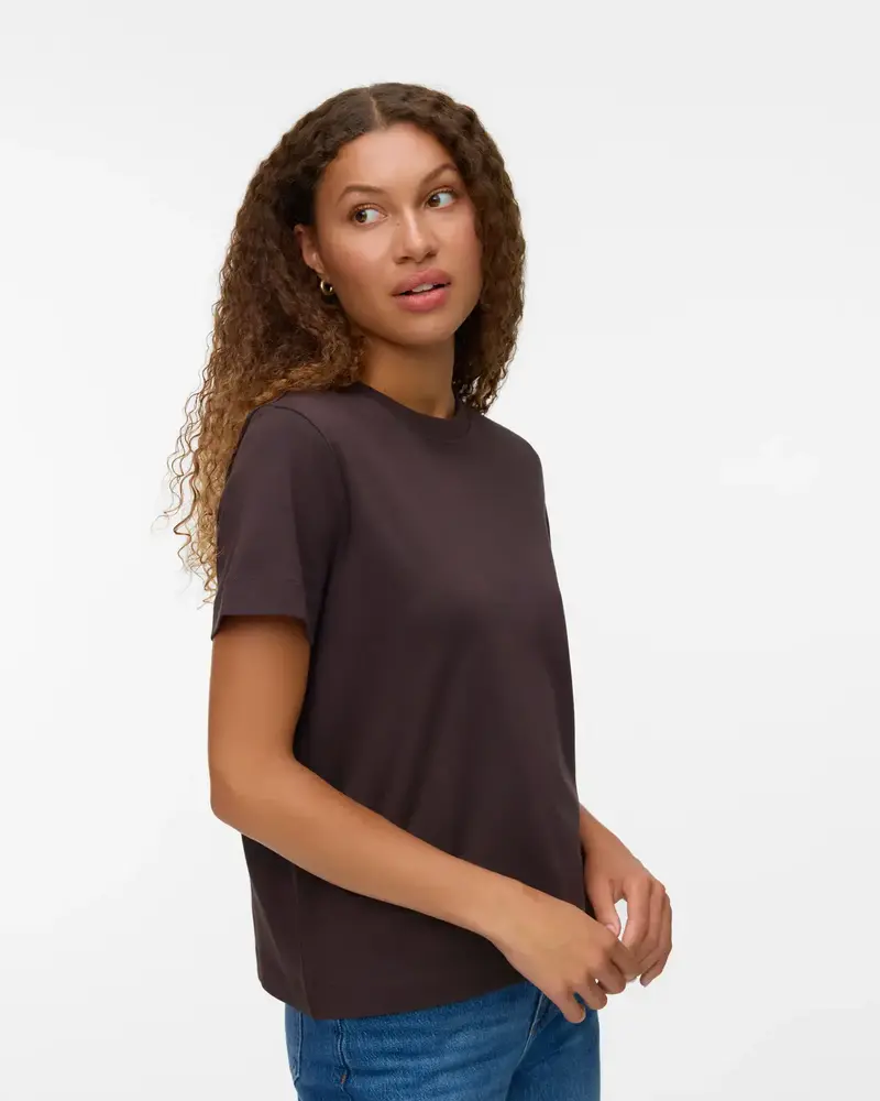 Vero Moda Naima T-Shirt | Chocolate