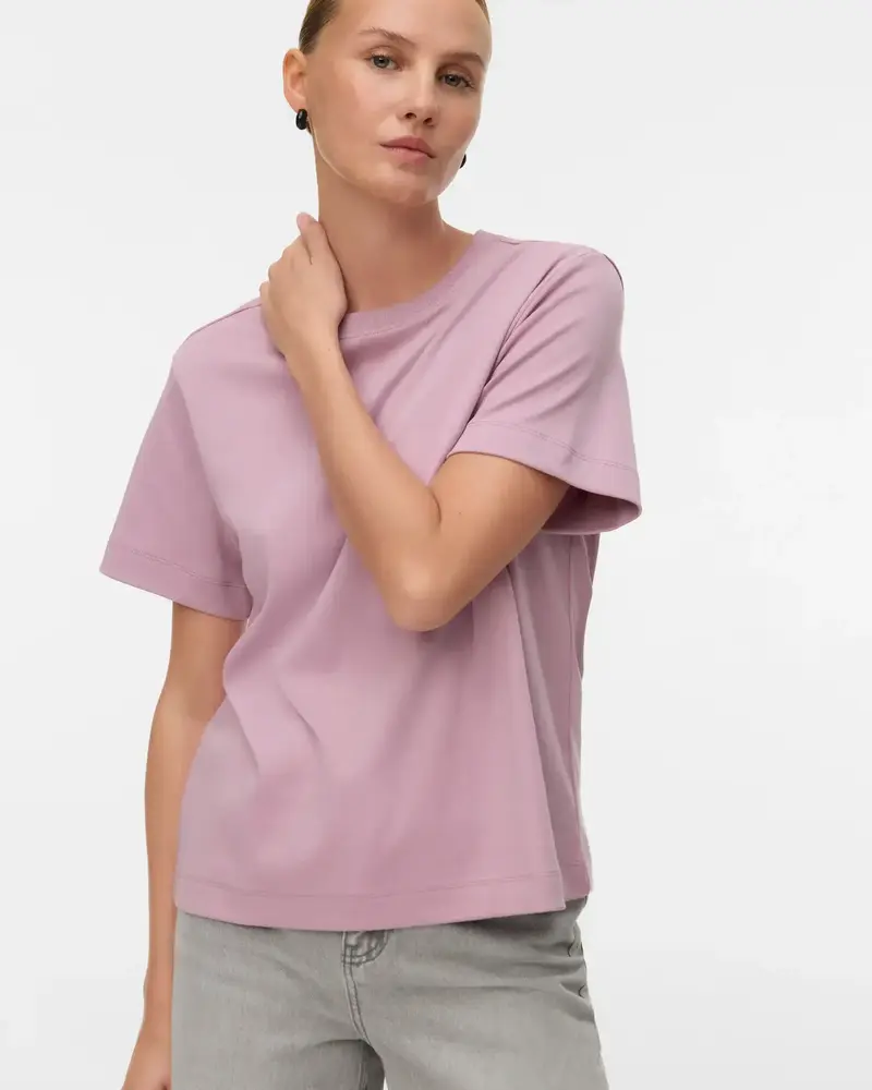 Vero Moda Naima T-Shirt | Mauve