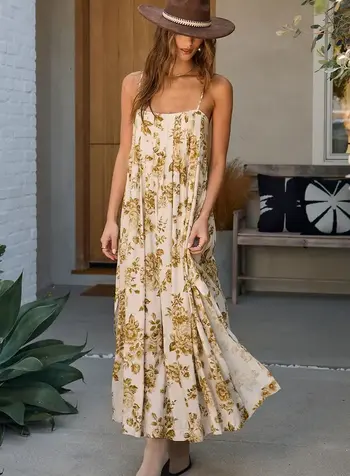 Salt Water Lux Arosa Midi Dress | Floral