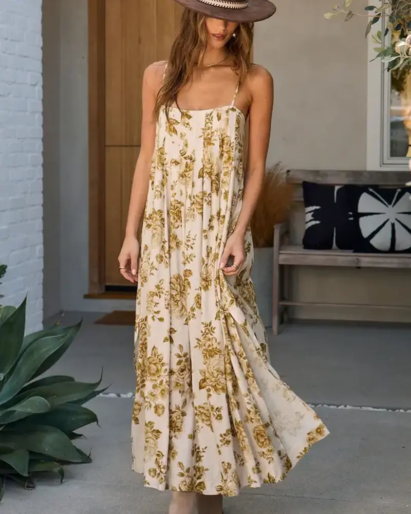 Salt Water Lux Arosa Midi Dress | Floral