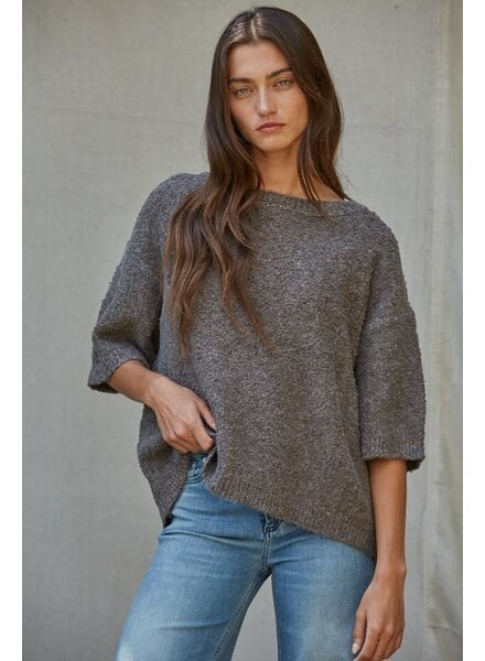 Astor Sweater Top | Mocha