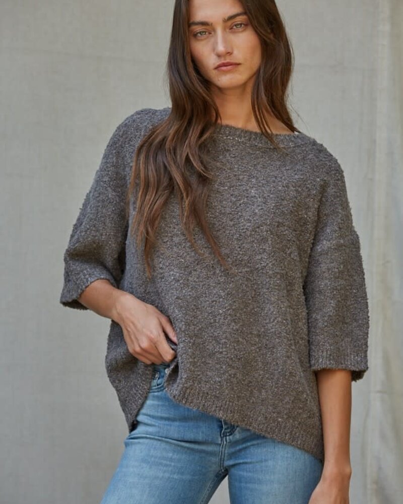 Astor Sweater Top | Mocha