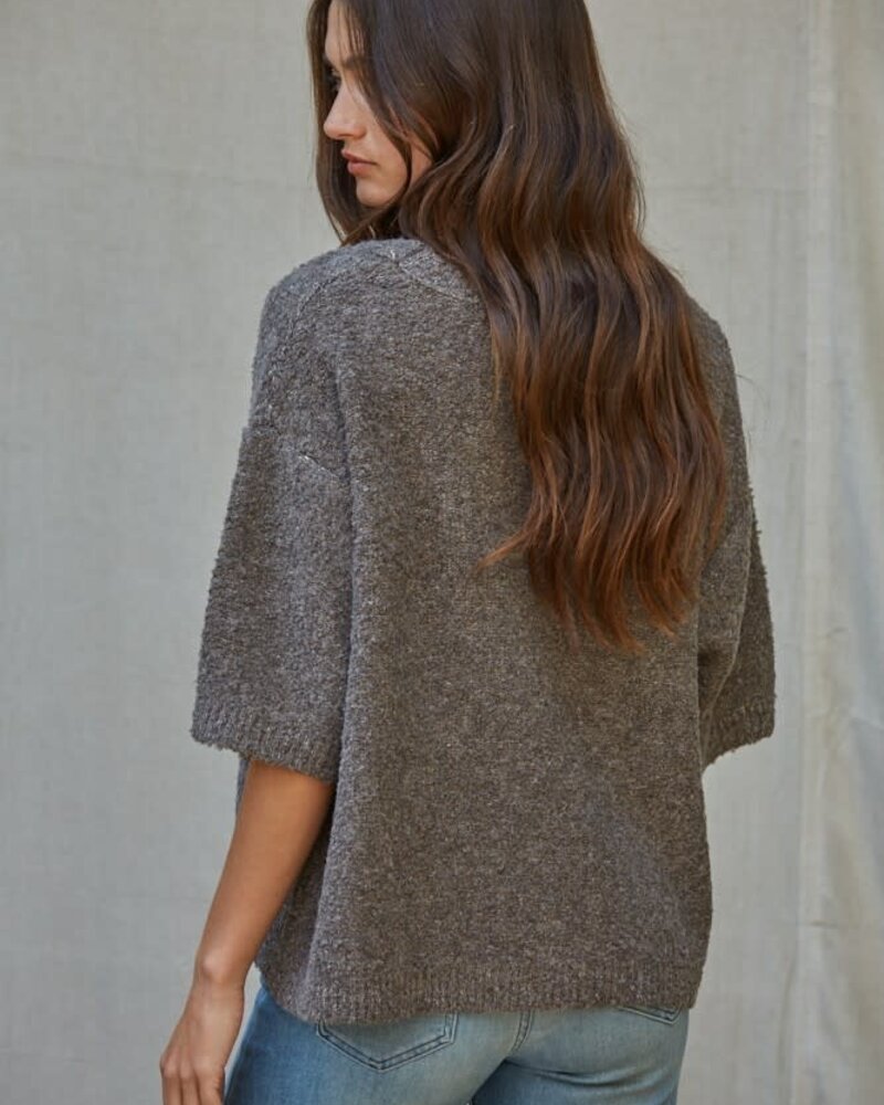 Astor Sweater Top | Mocha