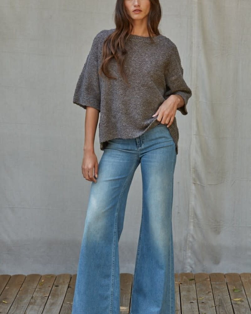 Astor Sweater Top | Mocha