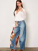 Kindle Barrel Jean | Horse Scarf Print