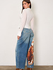 Kindle Barrel Jean | Horse Scarf Print