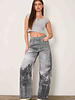 Kindle Barrel Jean | Horse Print