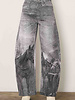 Kindle Barrel Jean | Horse Print