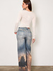 Kerdle Wide Leg Jean | Horse Print
