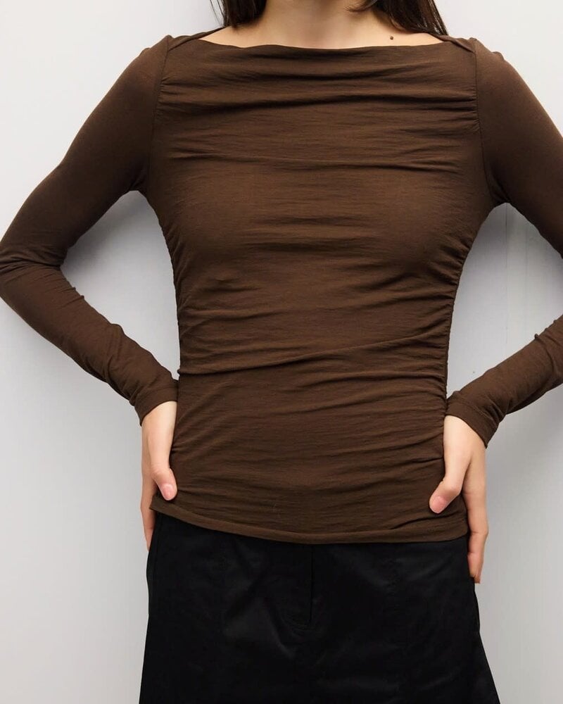 April Top | Brown