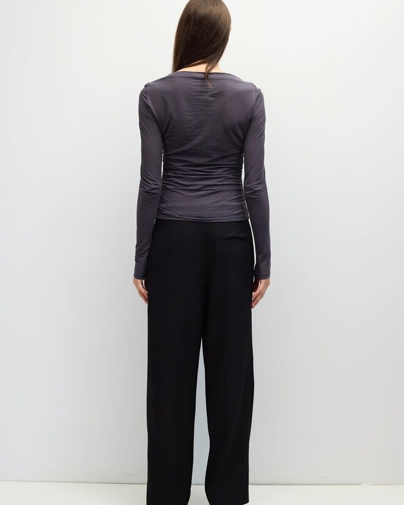 April Top | Charcoal