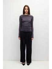 April Top | Charcoal