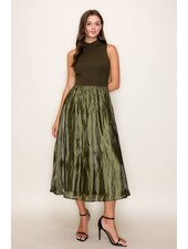 Willow Contrast Midi Dress