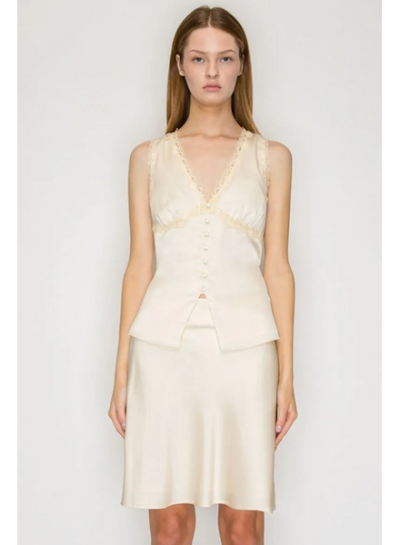 Grace Lace Top | Cream