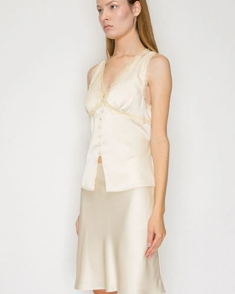 Grace Lace Top | Cream