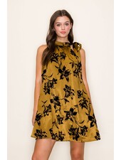 Kenzie Floral Burn Out Mini Dress