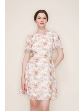 Catherine Floral Burnout Mini Dress