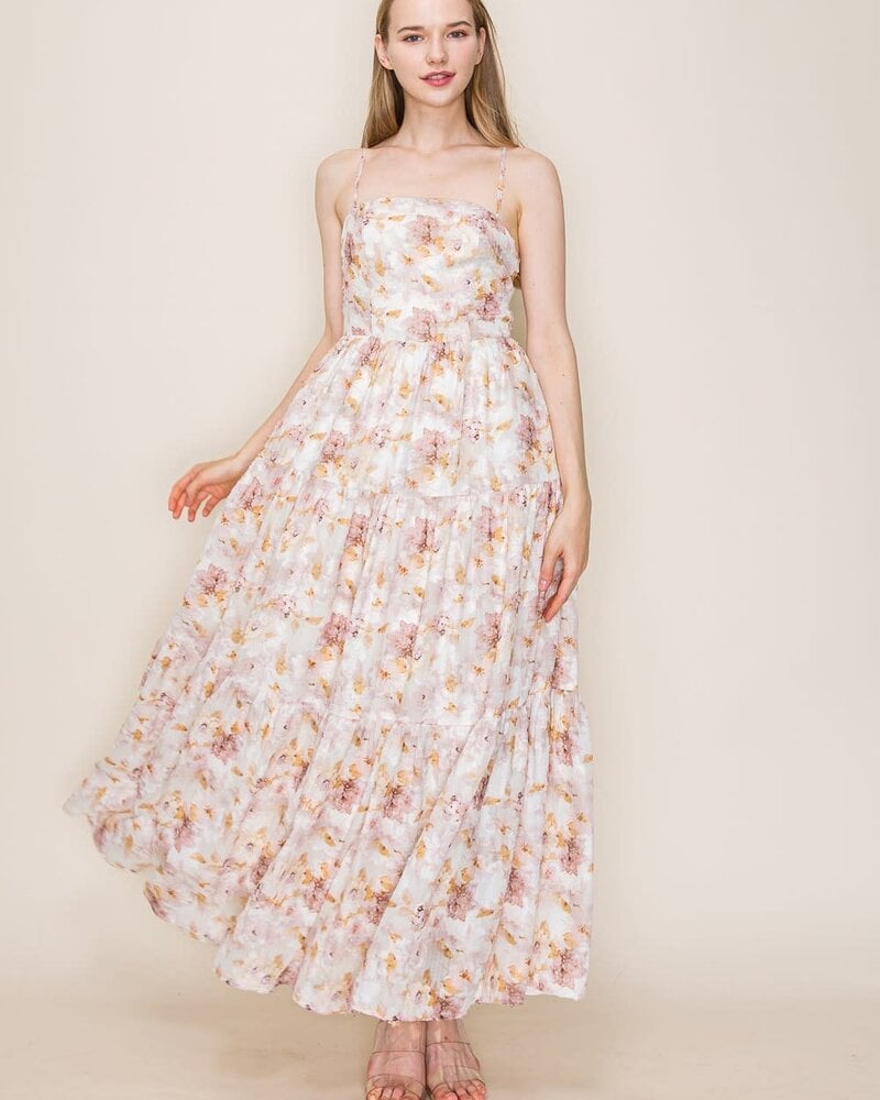 Bea Floral Burnout Dress