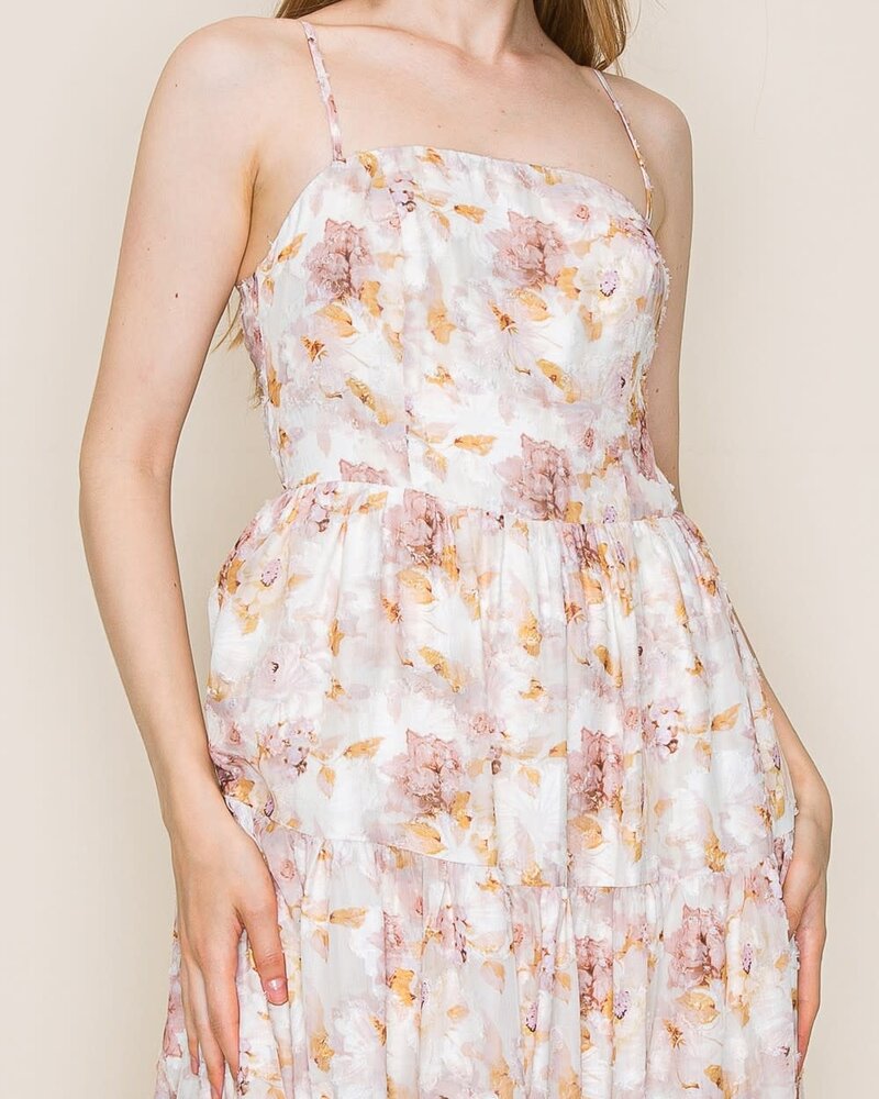Bea Floral Burnout Dress