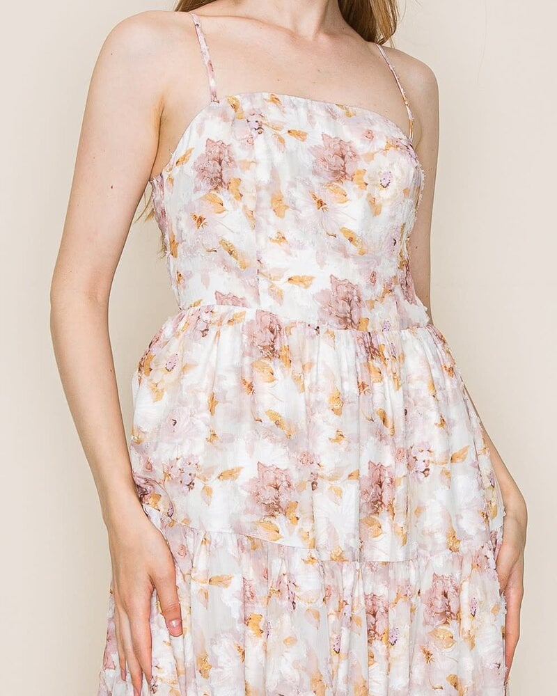 Bea Floral Burnout Dress