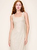 Goldie Sequin Mesh Sleeveless Bodycon Midi Dress