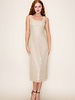 Goldie Sequin Mesh Sleeveless Bodycon Midi Dress