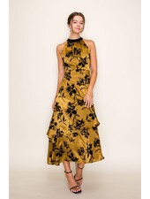 Fhonda Floral Burn Out Dress