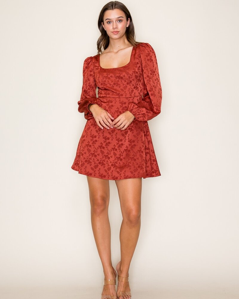 Lovely Floral Mini Dress