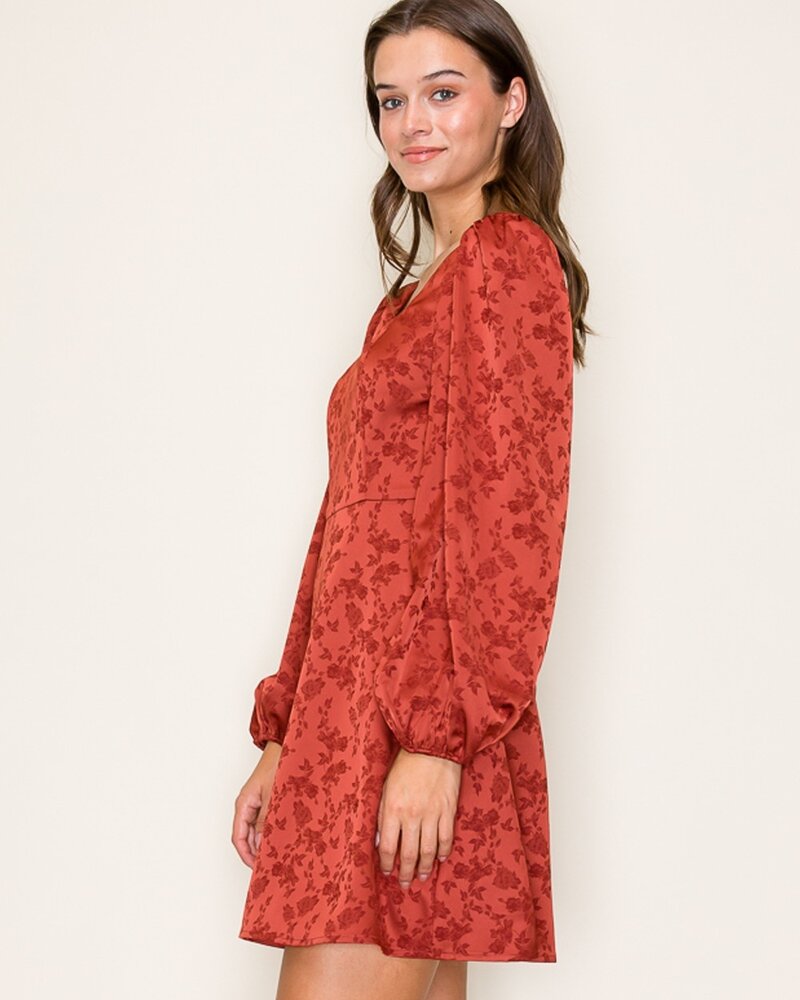 Lovely Floral Mini Dress