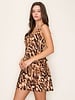 Organza Square Neck Mini Dress