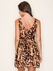 Organza Square Neck Mini Dress