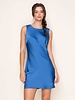 Minimal Satin Mini Dress | Royal