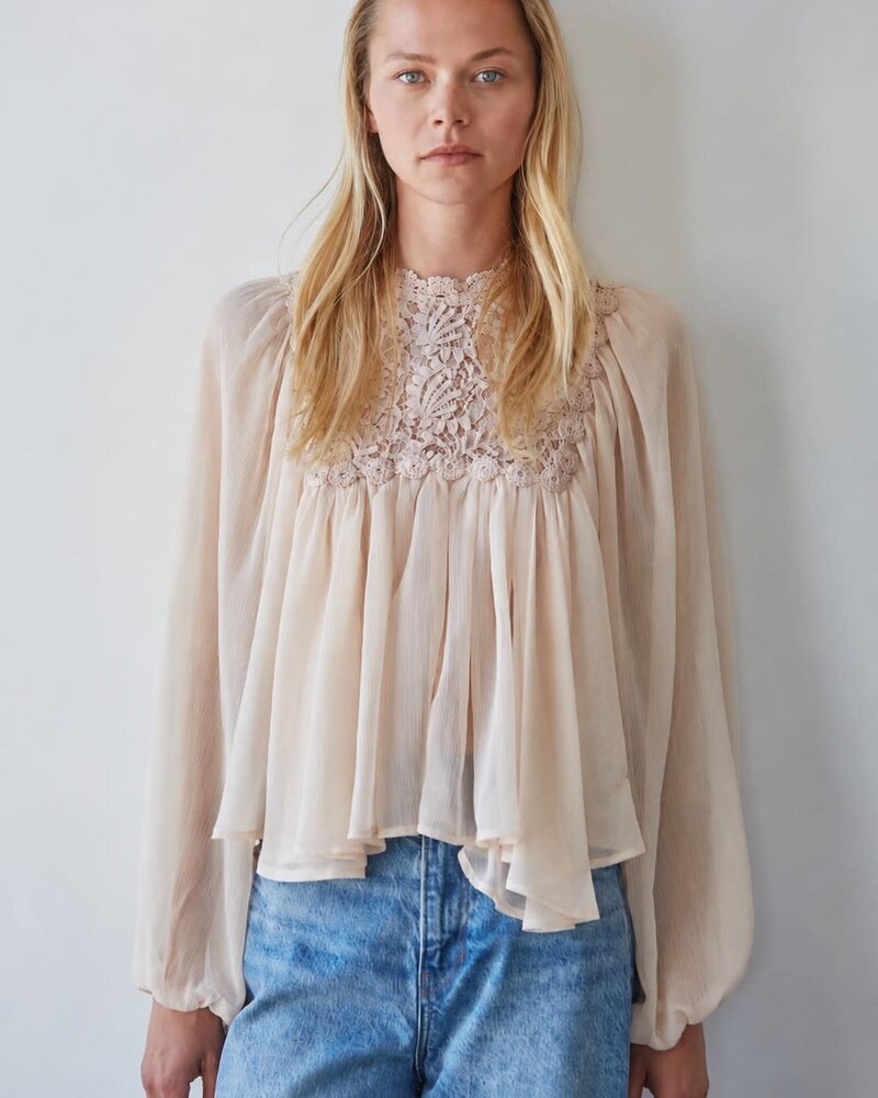 Nouvelle Floral Mock Top