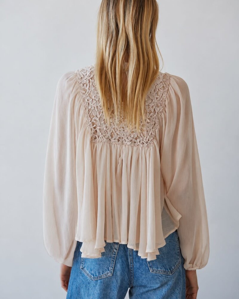 Nouvelle Floral Mock Top